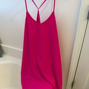 Very J Hot Pink Mini Dress